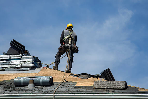 Professional Roof Installation technician working in Vader, WA